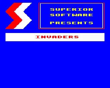 Invaders (198x)(Superior Software) screen shot title